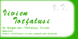 vivien totfalusi business card
